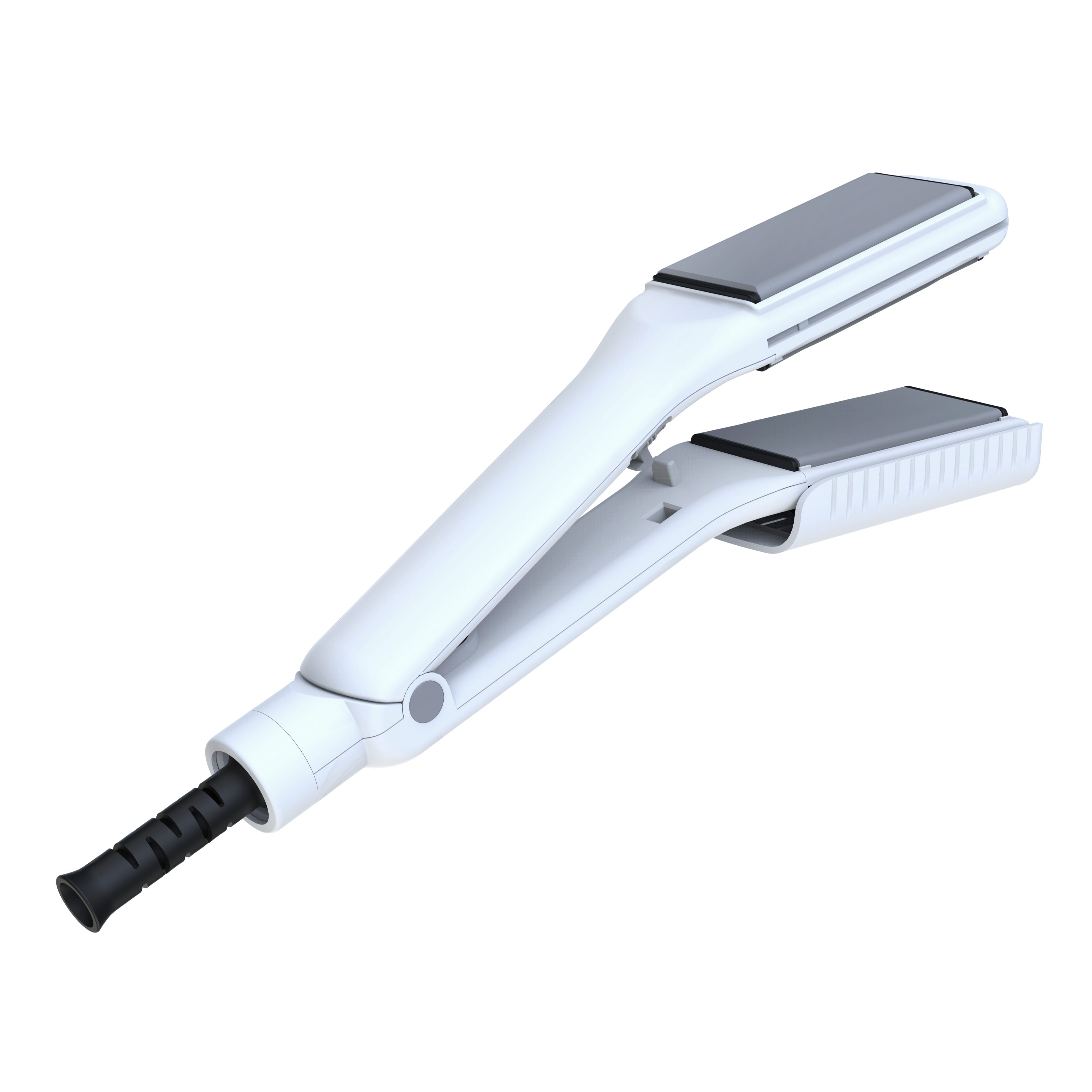 Portable 2-in-1 Travel Hair Straightener with LED Light